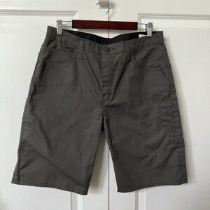 Dickies Shorts Mens 34 Gray Canvas Cargo Walking Bermuda Skate Baggy